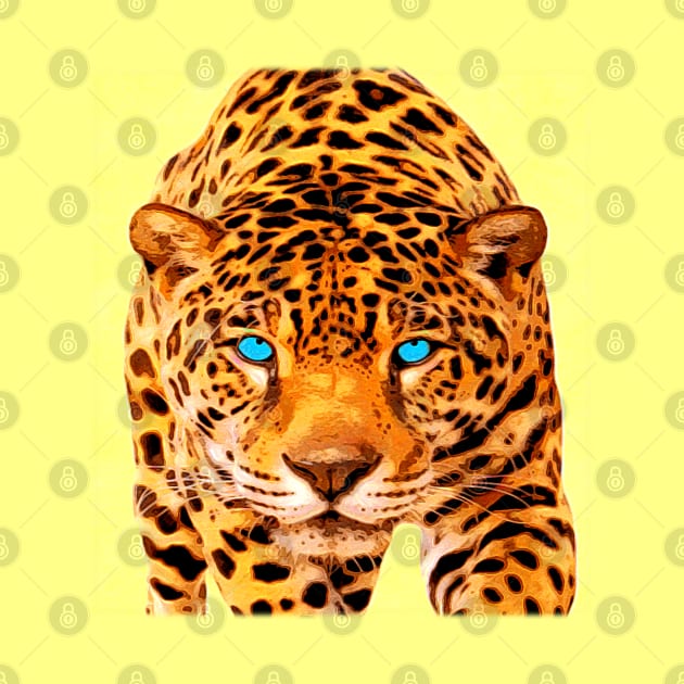 Big Cat Leopard Hunting by KC Morcom aka KCM Gems n Bling aka KCM Inspirations