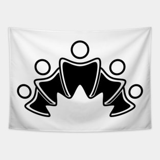 The crown of teeth Tapestry