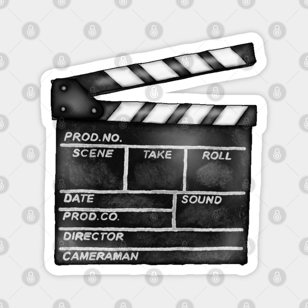 Movie Clapper Board Magnet by HB Loves Crafts