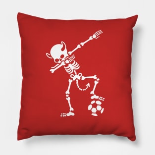 Dab Dabbing Rode Duivels / Diable Rouge soccer Pillow