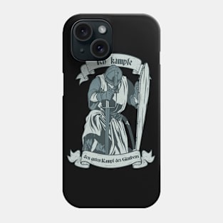 Christian templar knight Gift, Brave Rosary Crusader Warrior Phone Case