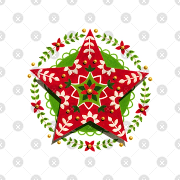 Folkloric Holiday Star by PatriciaSheaArt