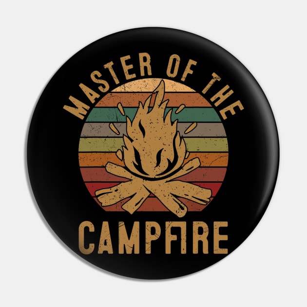 Master of the Campfire Shirt Camping Lovers Gifts Camper Pin by Ortizhw