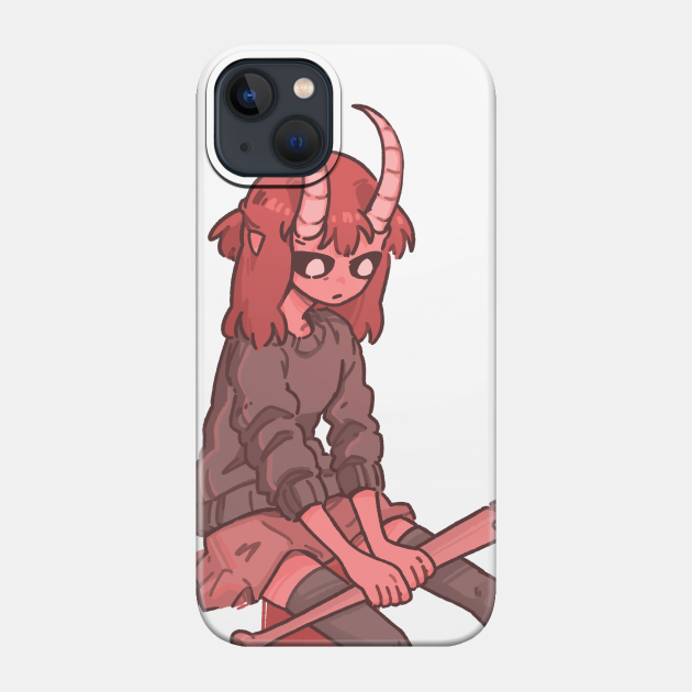 I hate Instagram - Demon - Phone Case