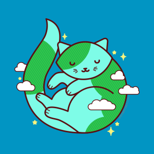 Planet Earth Cat - Purrth T-Shirt