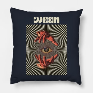 Hand Eyes Ween Pillow