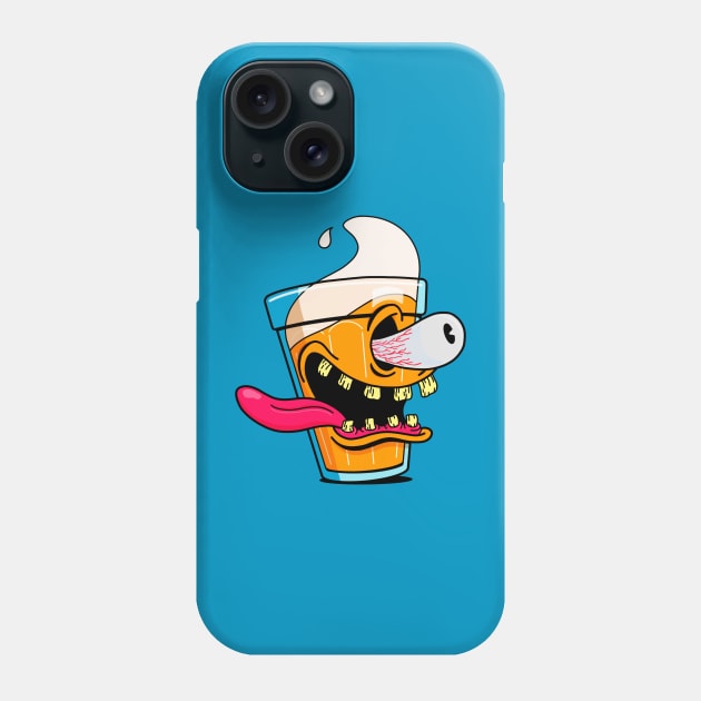 Beer monster Phone Case by ogeraldinez