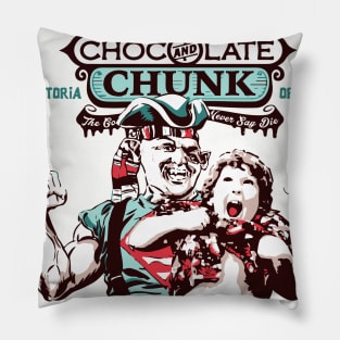 Goonies Sloth & Chunk Chocolate Pillow