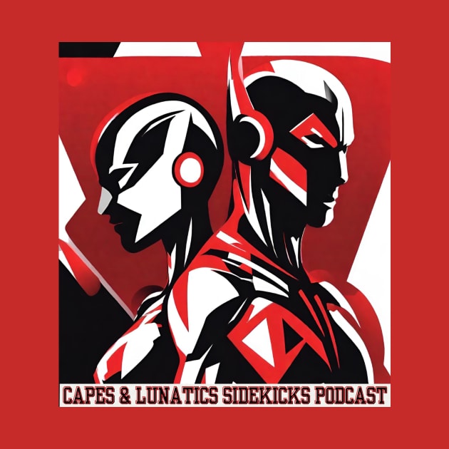 Capes & Lunatics Sidekicks Podcast NEW Logo by Cape and Lunatics