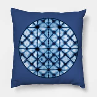 Paper Grid Shibori Pillow