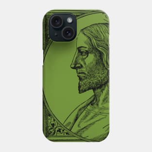 Medieval Christ Engraving - Timeless Spiritual Art Phone Case