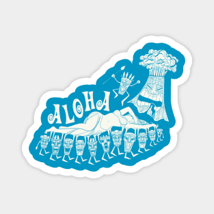 Aloha Hula Girl II Magnet