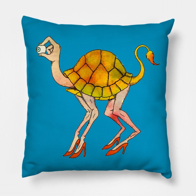 Surrealist Pillow by lucamendieta