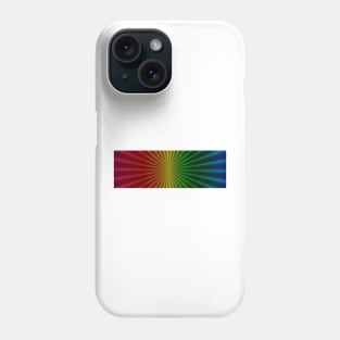 Rainbow Rays Panorama Phone Case