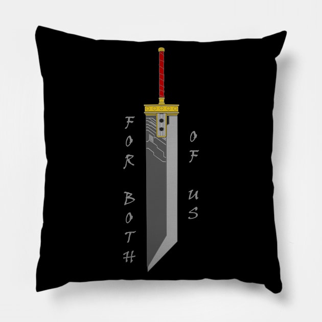 Buster Sword Pillow by LCreArtion