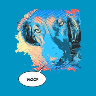 Comic Style Woof T-Shirt