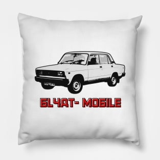 Lada Car Blyat Mobile Pillow