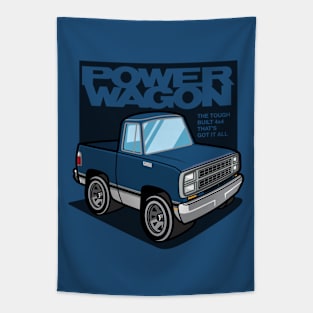 Medium Blue Metallic - Power Wagon (1980 - White-Based) Tapestry