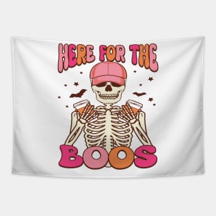 Here Just For The Boos Tapestry