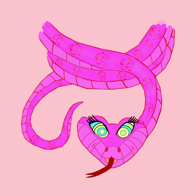 Pink Kaa Hypnotizes You by FFSteF09