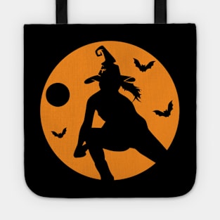 Retro Volleyball Halloween Witch Costume Idea Teenage Girls Tote