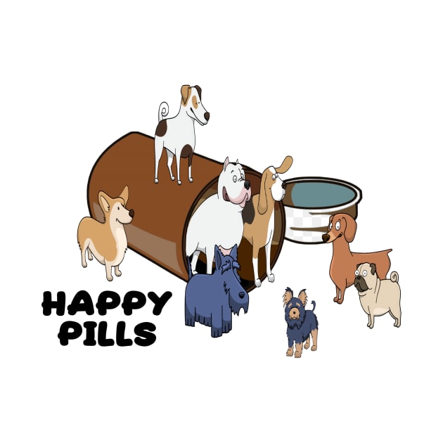 Dogs are my Happy Pills by imphavok