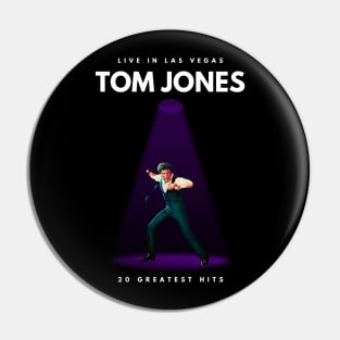 Tom Jones Live in Las Vegas Pin