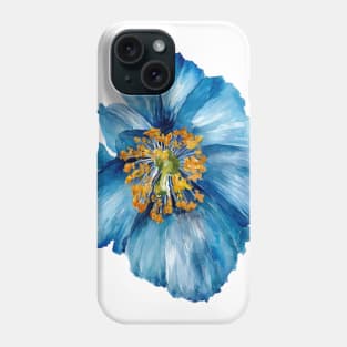 Blue Poppy Phone Case