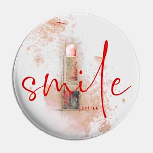 Lipstick Smile Pin