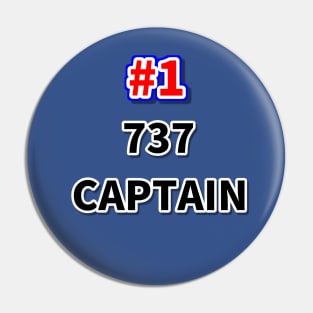 Number one 737 captain Pin