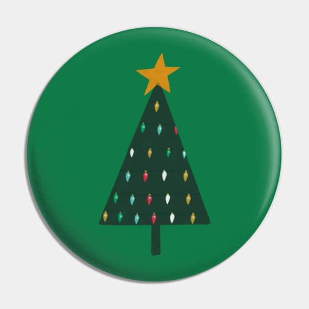 Cute Christmas tree Pin by bruxamagica