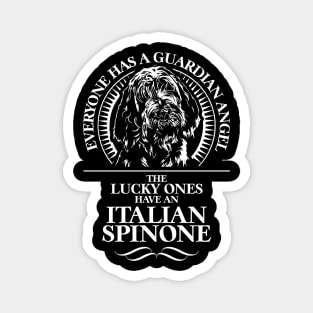 Italian Spinone Guardian Angel dog sayings Magnet