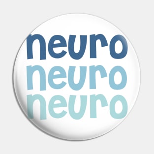 Neuroscience - Neuro (Blue) - Occupational Therapy Pin