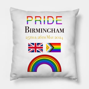 Pride Birmingham UK 2024 Pillow