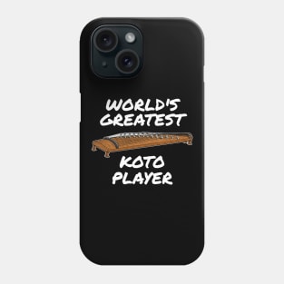 World's Greatest Koto Player Japanese Musician Phone Case