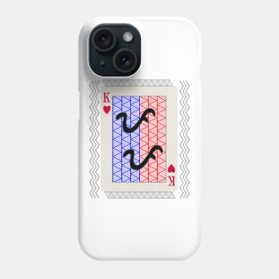 Tribal Art Playing card King / Baybayin word Papa (Father) Phone Case