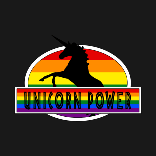 LGBT Gay Pride - Unicorn Power T-Shirt