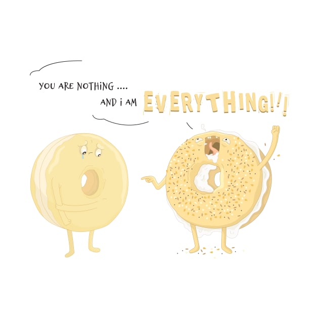 EVERYTHING bagel by Sam Potter Design