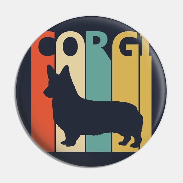 Vintage 1970s Corgi Dog Owner Gift Pin by GWENT