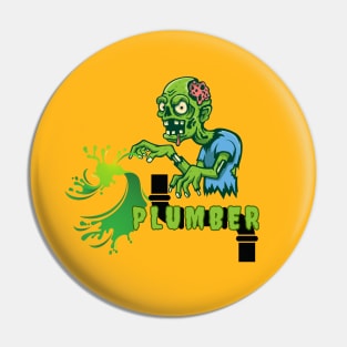 Zombie plumber Pin