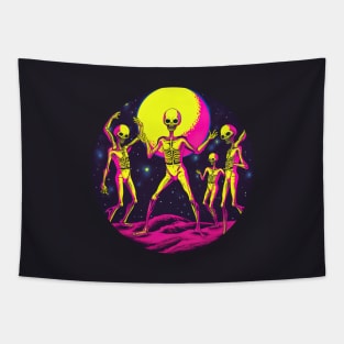 Aliens dancing on planet Tapestry