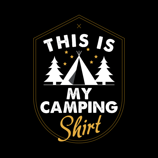 This Is My Camping Shirt T-Shirt, Camping T-Shirt, Camp T-Shirt, Women's, Men's, Unisex, Hoodie, Raglan Sleeve by johnii1422