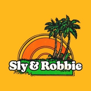 Sly & Robbie -- Original Retro Design T-Shirt