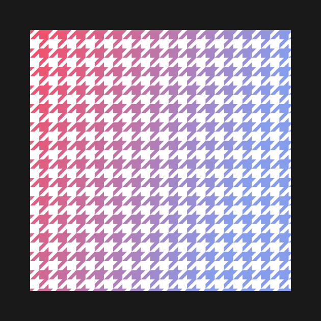 Houndstooth Gradient by Quirkball