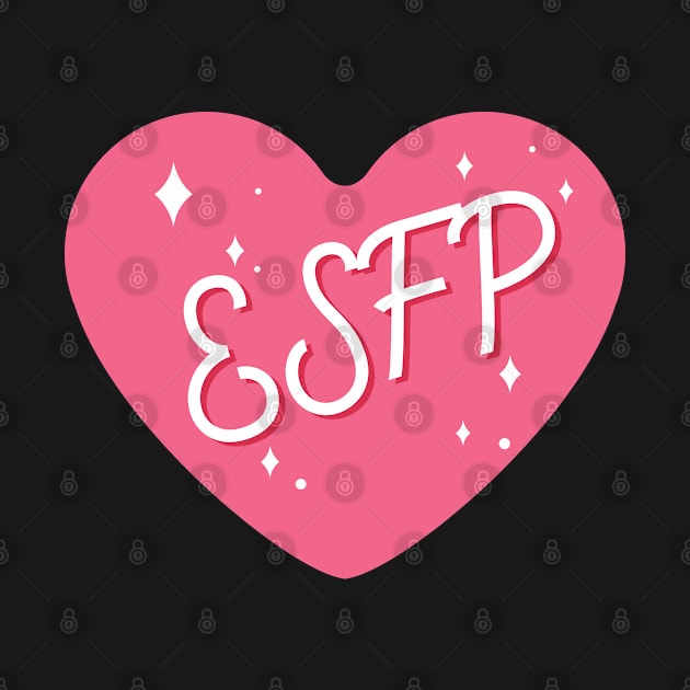 ESFP personality typography by Oricca