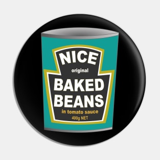 Baked Beans Costume Can Design Pin