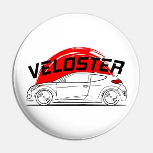 Turbo Veloster KDM Art Pin