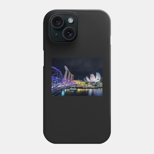 Marina Bay Nightlights Phone Case by LukeDavidPhoto