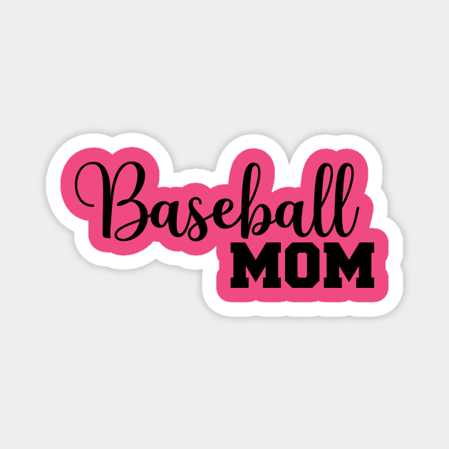 Baseball Mom Magnet by LaurenElin