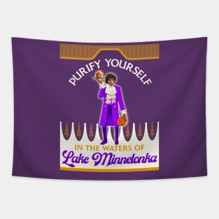 Purify Yourself In The Waters Of Lake Minnetonka (Dark) Tapestry